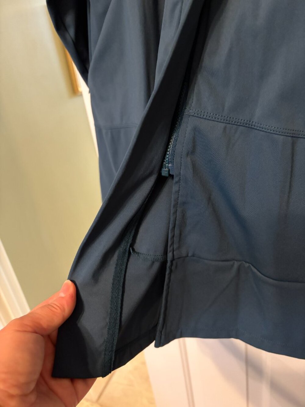 AnyAge Wear Madison Long Jacket, Size 3XL, in Sea Blend Blue - Picture 9 of 15